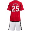 Maglia ufficiale Manchester United Sancho 25 Casa 2023-24 per Bambino